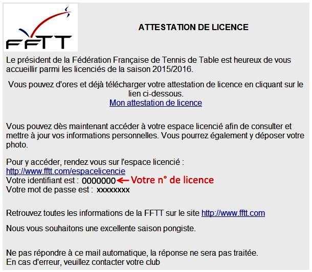 mail licence fftt