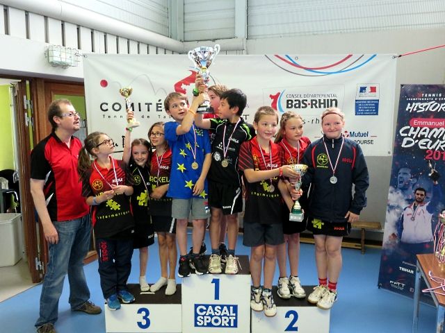 Championnat 67 Equipes Jeunes Podium Benjamins