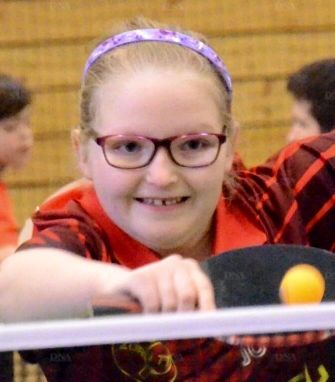 Grands débuts en Prénationale de zone de la benjamine Noémie Comte (Zorn TT). PHOTO DNA