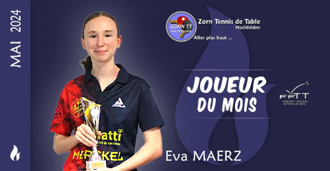 Mai 2024 : Joueur du Mois : Eva MAERZ