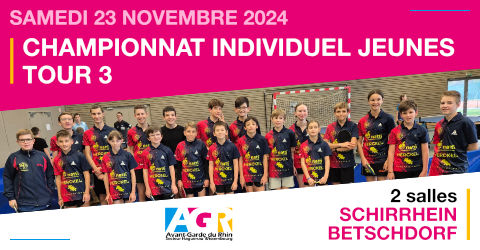 Championnat Individuel Jeunes - 3ème tour 2024-2025