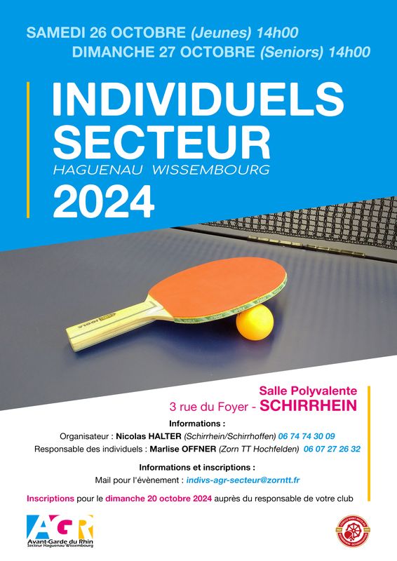 AGR - Individuels Secteur Haguenau-Wissembourg 2024