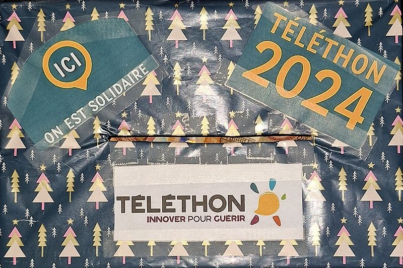 Zorn TT Hochfelden - Téléthon 2024 - Boite à dons pour le Téléthon