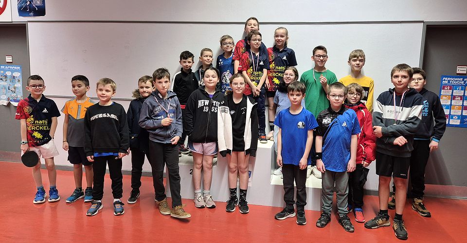 3ème tour du Critérium fédéral, les Ping Loisirs -13 ans à Hochfelden