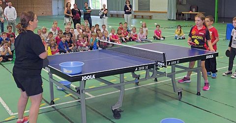 tennis de table. De nombreux enfants de la balle à Wintzfelden